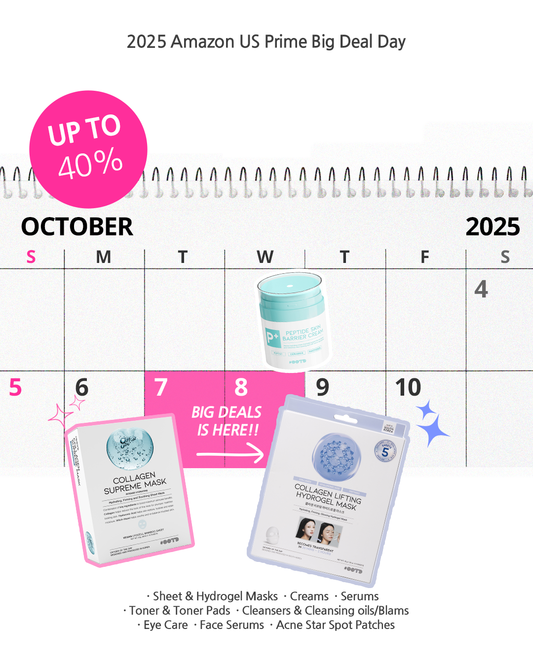 2 Days Only: K-Beauty Best-Sellers on Amazon US Prime Big Deal Day
