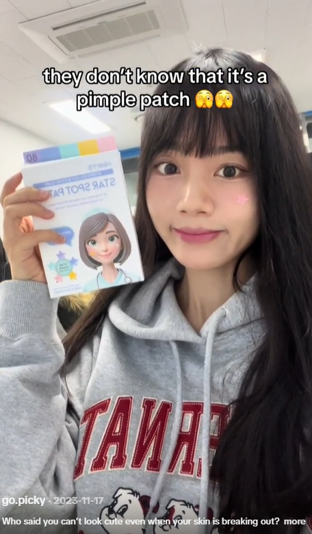 Picky KBeauty TikTok OOTD Beauty Star Spot Patch pimple patch K-beauty review
