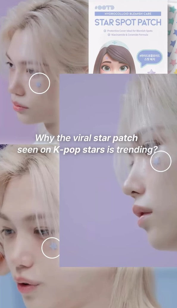 Stray Kids Felix Kpop star shaped acne patch korean viral pimple patch