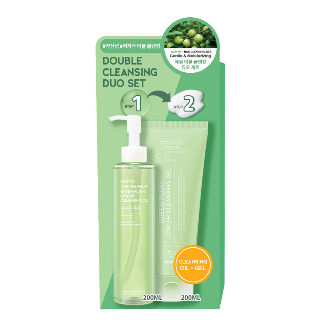 #OOTD Green Plum Low PH Cleansing Duo Set (200ml + 200ml)