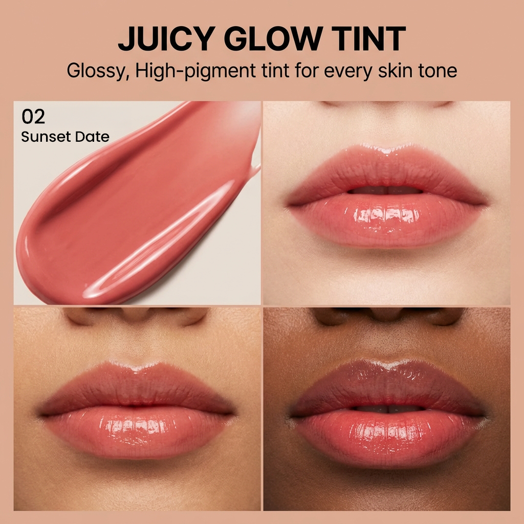 Peptide Glaze Xoxo Lip Tint 02 Sunset Date