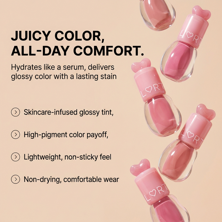Peptide Glaze Xoxo Lip Tint 02 Sunset Date
