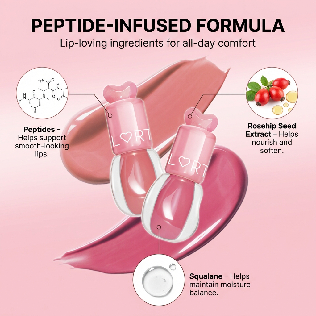 Peptide Glaze Xoxo Lip Tint 02 Sunset Date