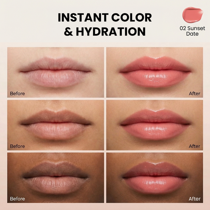 Peptide Glaze Xoxo Lip Tint 02 Sunset Date