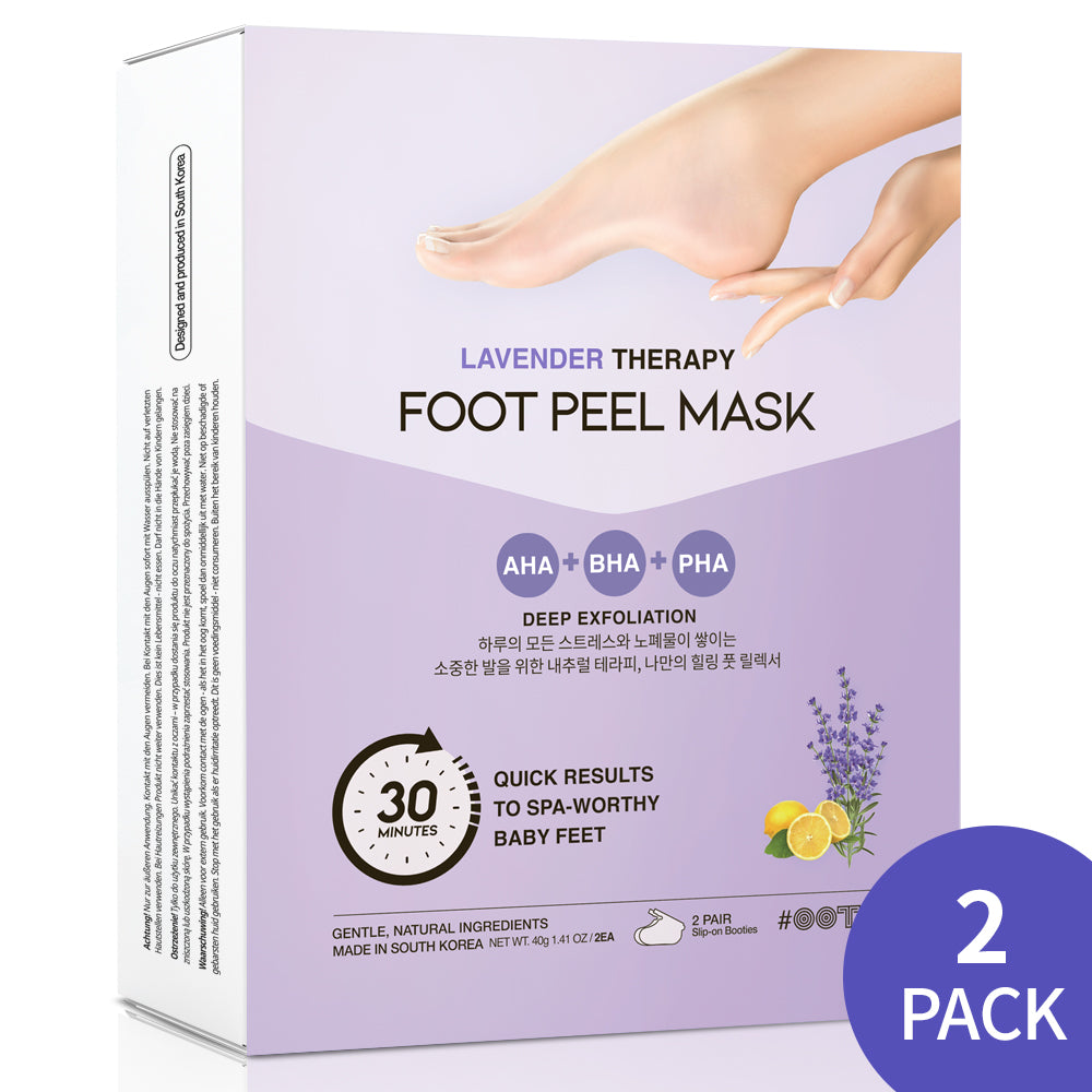 Lavender Therapy Foot Peel Mask (2pcs)