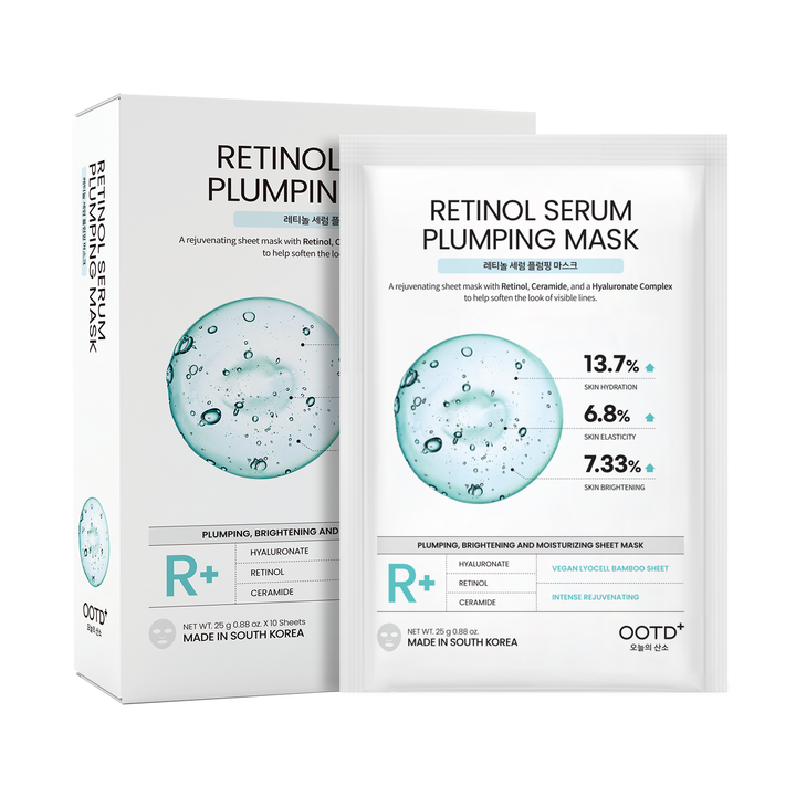 Retinol Serum Plumping Face Mask (10pcs)