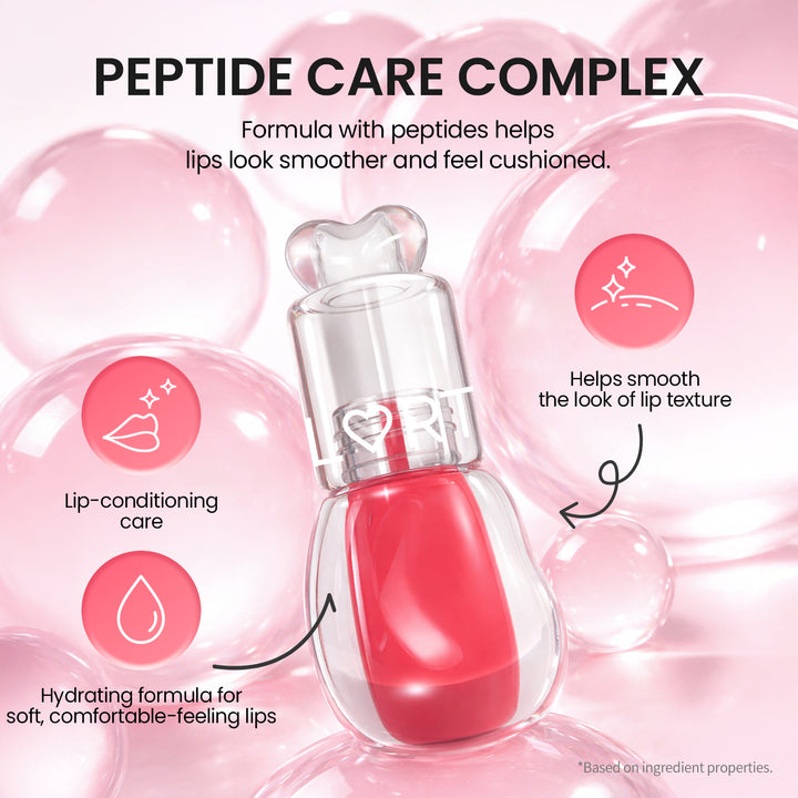 FLRT BY OOTD Peptide Glaze Xoxo Lip Oil 3g 01 (Soft Squeeze)