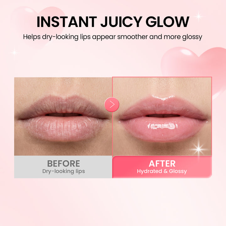 FLRT BY OOTD Peptide Glaze Xoxo Lip Oil 3g 01 (Soft Squeeze)