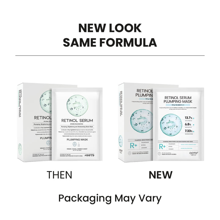 Retinol Serum Plumping Face Mask (10pcs)